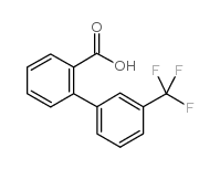 2-[3-(trifluoromethyl)phenyl]benzoic acid Structure