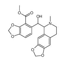 methyl 5-[hydroxy-(6-methyl-7,8-dihydro-5H-[1,3]dioxolo[4,5-g]isoquinolin-5-yl)methyl]-1,3-benzodioxole-4-carboxylate结构式