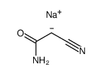 sodium salt of α-cyanoacetamide结构式