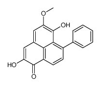 2,6-dihydroxy-5-methoxy-7-phenylphenalen-1-one Structure