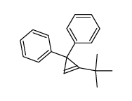 (2-(tert-butyl)cycloprop-2-ene-1,1-diyl)dibenzene Structure