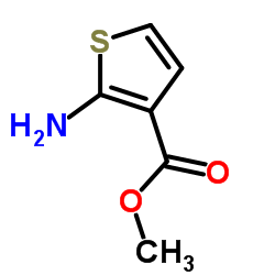 methyl2-aminothiophene-3-carboxylate structure