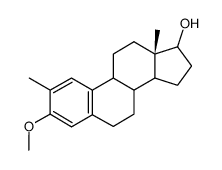 3-Methoxy-2-methyl-oestra-1,3,5(10)-trien-17-ol结构式