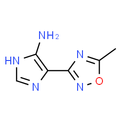 1H-Imidazol-4-amine,5-(5-methyl-1,2,4-oxadiazol-3-yl)- (9CI)结构式