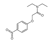 N,N-diethyl-2-(4-nitrophenoxy)acetamide Structure