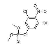 (3,5-dichloro-4-nitrophenoxy)-dimethoxy-sulfanylidene-λ5-phosphane Structure