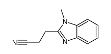 1H-Benzimidazole-2-propanenitrile,1-methyl-(9CI) picture