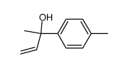 2-(p-tolyl)but-3-en-2-ol结构式