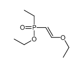 1-ethoxy-2-[ethoxy(ethyl)phosphoryl]ethene Structure