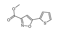 5-(2-噻吩基)异噁唑-3-甲酸甲酯结构式