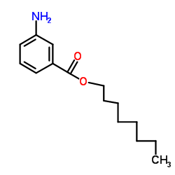 Octyl 3-aminobenzoate结构式