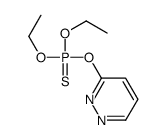 diethoxy-pyridazin-3-yloxy-sulfanylidene-λ5-phosphane结构式