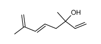 (E)-3,7-dimethylocta-1,5,7-trien-3-ol Structure
