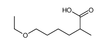 6-ethoxy-2-methylhexanoic acid Structure