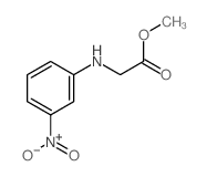 Glycine,N-(3-nitrophenyl)-, methyl ester Structure