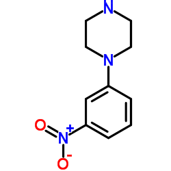 1-(3-硝基苯基)哌嗪结构式
