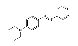 N,N-diethyl-4-pyridin-3-ylazo-aniline Structure