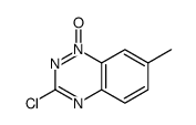 3-chloro-7-methyl-1-oxido-1,2,4-benzotriazin-1-ium结构式