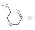 Acetic acid, 2-propoxy- Structure