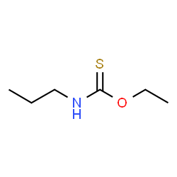 Propylthiocarbamic acid O-ethyl ester Structure