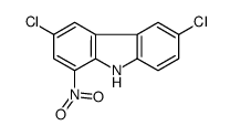 3,6-dichloro-1-nitro-9H-carbazole Structure
