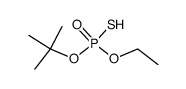 thiophosphoric acid O-tert-butyl ester O'-ethyl ester Structure
