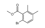 6-Brom-2,3-dimethyl-benzoesaeure-methylester Structure