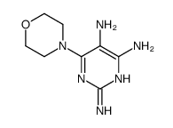 2,5,6-三氨基-4-吗啉嘧啶结构式