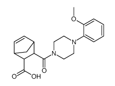 2-[4-(2-methoxyphenyl)piperazine-1-carbonyl]bicyclo[2.2.1]hept-5-ene-3-carboxylic acid Structure