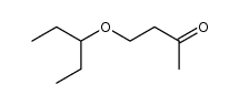 4-(1-ethyl-propoxy)-butan-2-one结构式