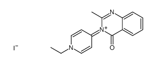 3-(1-ethylpyridin-1-ium-4-yl)-2-methylquinazolin-4-one,iodide结构式