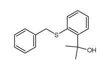 2-Benzylthio-α,α-dimethylbenzyl alcohol Structure