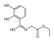 ethyl 2-[(2,3-dihydroxybenzoyl)amino]acetate Structure