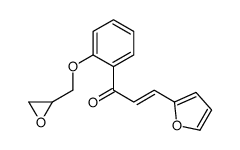 3-(furan-2-yl)-1-[2-(oxiran-2-ylmethoxy)phenyl]prop-2-en-1-one结构式