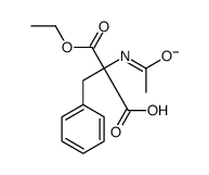 2-acetamido-2-benzyl-3-ethoxy-3-oxopropanoate结构式