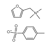 furfuryl-trimethyl-ammonium, toluene-4-sulfonate Structure