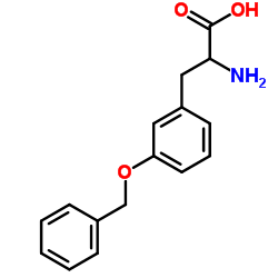 DL-3-(Phenylmethoxy)phenylalanine Structure