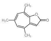 2H-Cyclohepta[b]furan-2-one,4,6,8-trimethyl-结构式