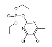 (4,5-dichloro-6-methylpyrimidin-2-yl) diethyl phosphate结构式