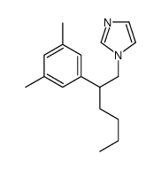 1-[2-(3,5-dimethylphenyl)hexyl]imidazole结构式