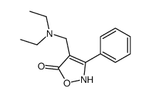 4-(diethylaminomethyl)-3-phenyl-2H-1,2-oxazol-5-one Structure