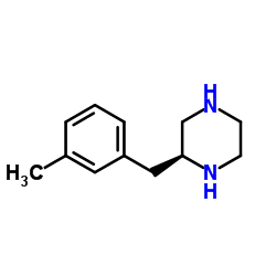 Piperazine, 2-[(3-methylphenyl)methyl]-, (2S)- (9CI) Structure