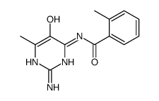 N-(2-amino-5-hydroxy-6-methylpyrimidin-4-yl)-2-methylbenzamide结构式