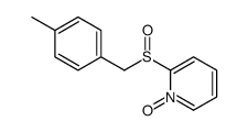 2-[(4-methylphenyl)methylsulfinyl]-1-oxidopyridin-1-ium Structure