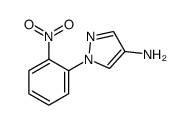 1-(2-nitrophenyl)pyrazol-4-amine Structure