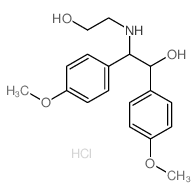 2-(2-hydroxyethylamino)-1,2-bis(4-methoxyphenyl)ethanol结构式