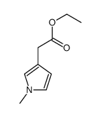 ethyl 2-(1-methylpyrrol-3-yl)acetate Structure