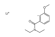 lithium,N,N-diethyl-3-methoxybenzene-2-ide-1-carboxamide Structure