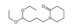 1-(4,4-二乙氧基丁基)哌啶-2-酮结构式