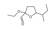 5-butan-2-yl-2-ethoxyoxolane-2-carbaldehyde Structure